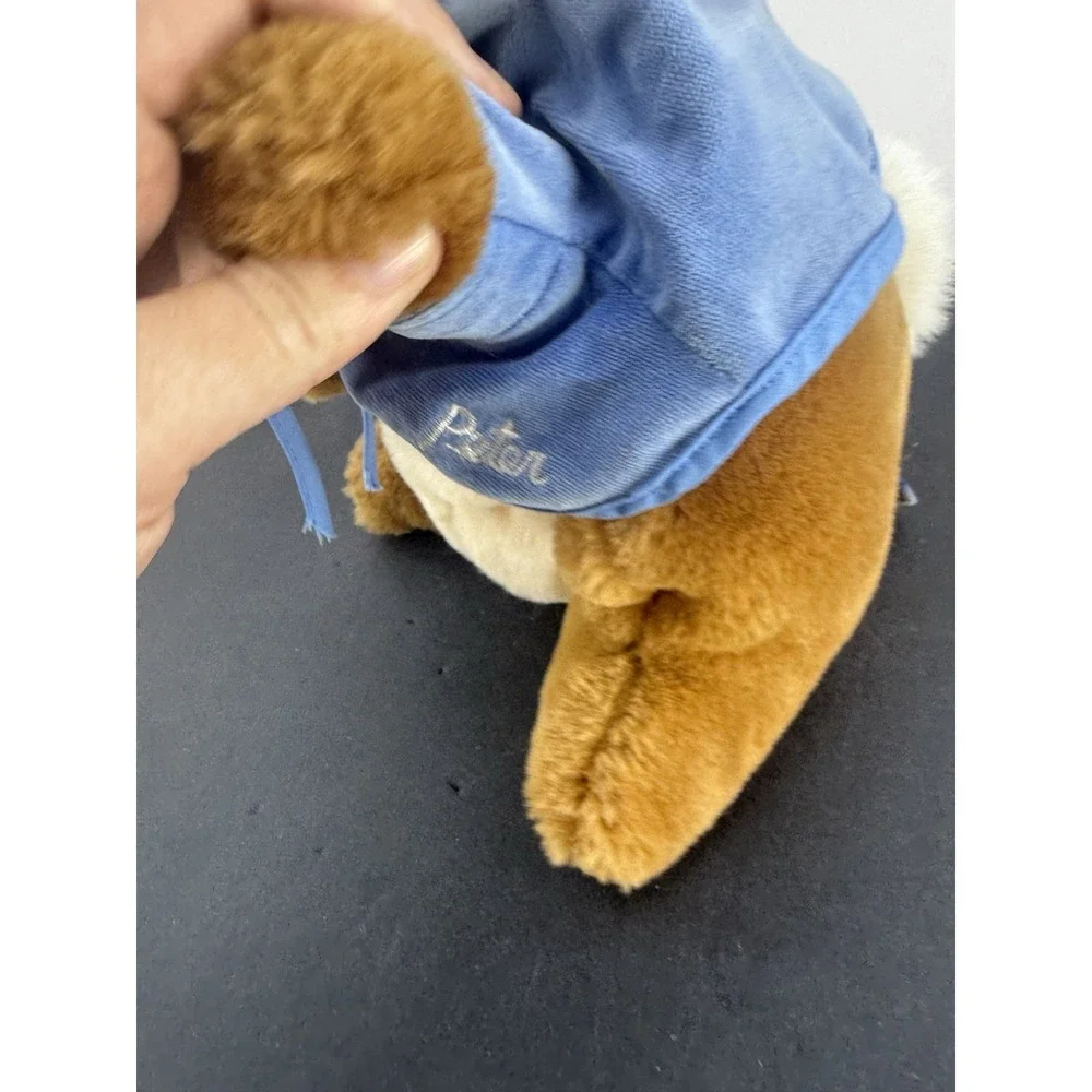 EDEN Toys Beatrix Potter Peter Rabbit 7 inch Bunny Plush Stuffed Animal BlueCoat